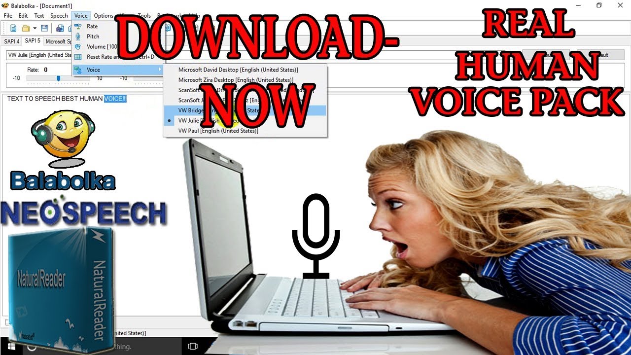 neospeech julie voice pack download